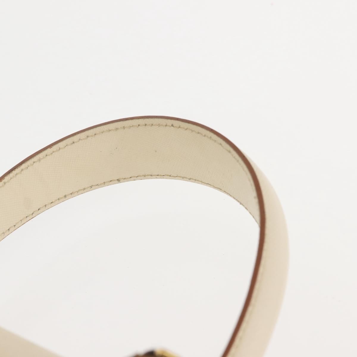 Salvatore Ferragamo Gancini Convertible Top Handle Bag Leather, WHITE, LEATHER, Handbag