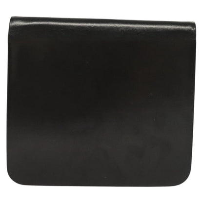 Christian Dior Vintage Chain Flap Shoulder Bag Leather, BLACK, LEATHER, Shoulder bag