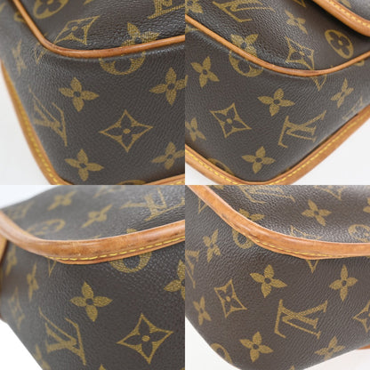 Louis Vuitton Sologne Handbag Monogram Canvas, Brown, Leather, Shoulder Bag
