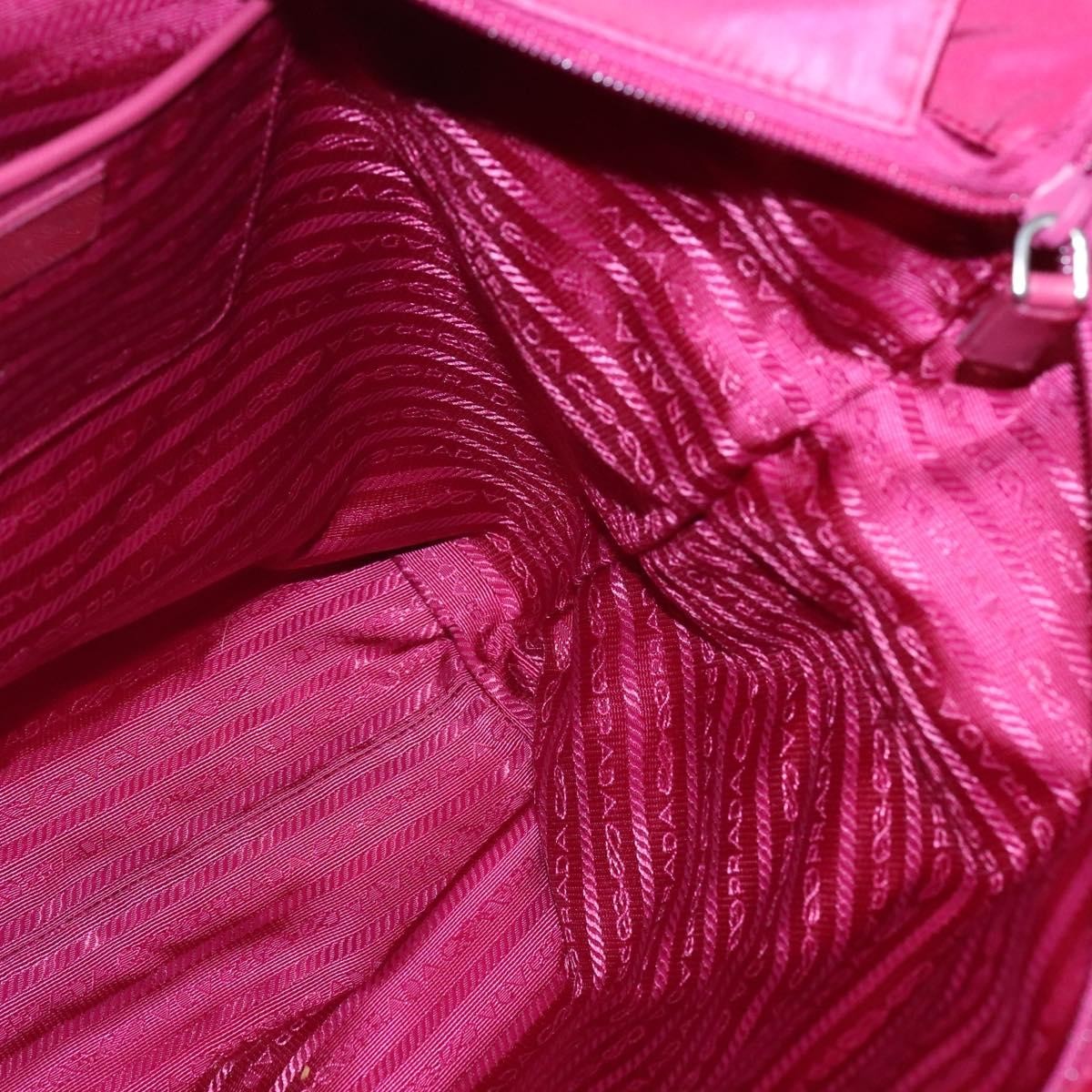 Prada Convertible Front Pocket Tote Tessuto, PINK, NYLON, Tote bag