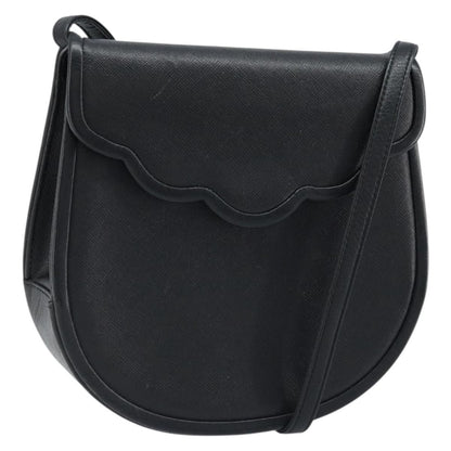 Saint Laurent Vintage Shoulder Bag Leather, Black, Leather, Shoulder Bag