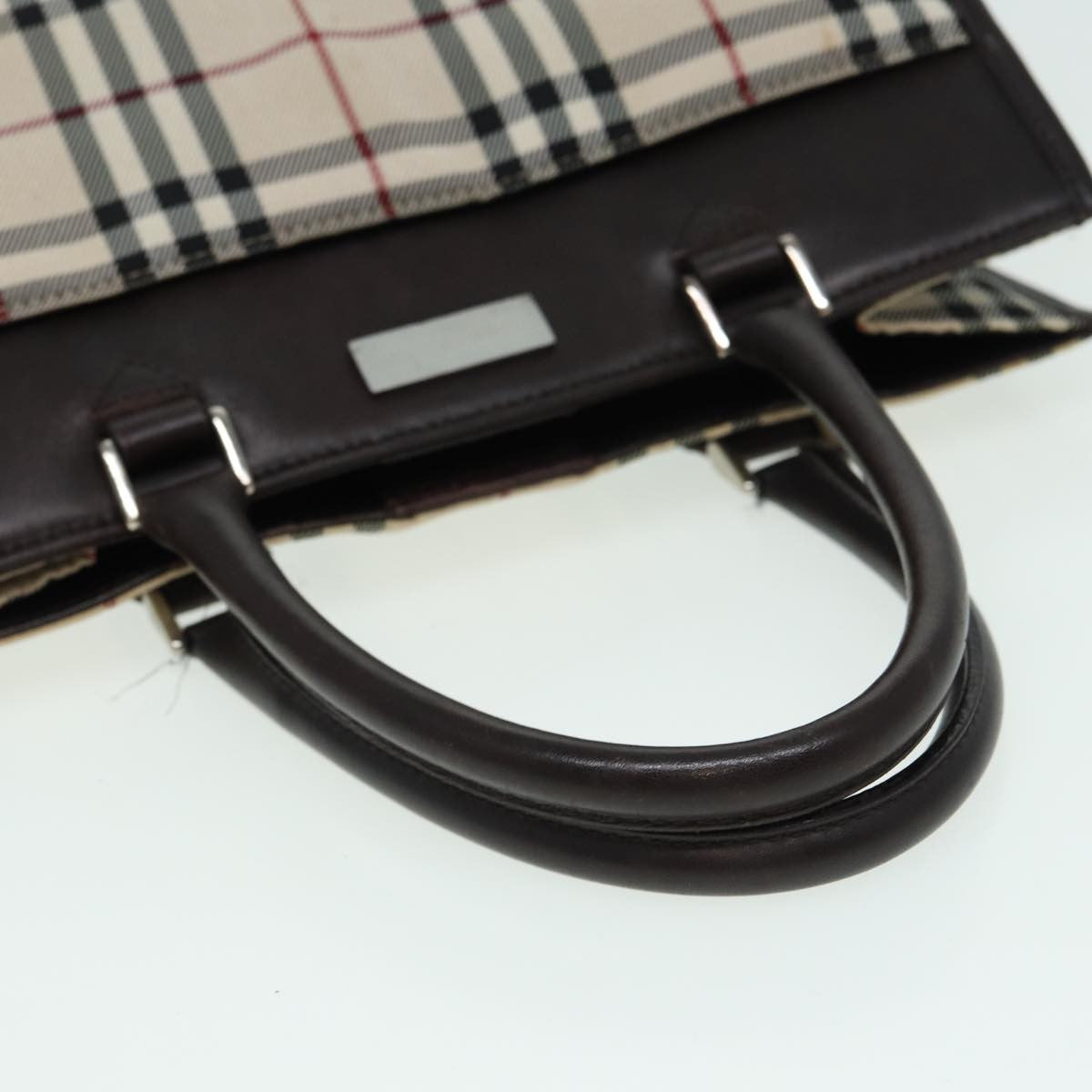 Burberry Nova Check Tote canvas check pattern, BEIGE, CANVAS, Tote bag