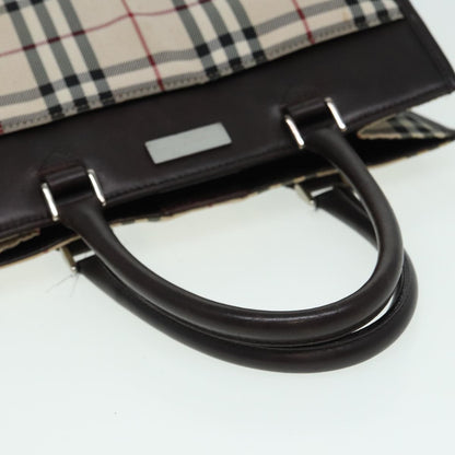 Burberry Nova Check Tote canvas check pattern, BEIGE, CANVAS, Tote bag