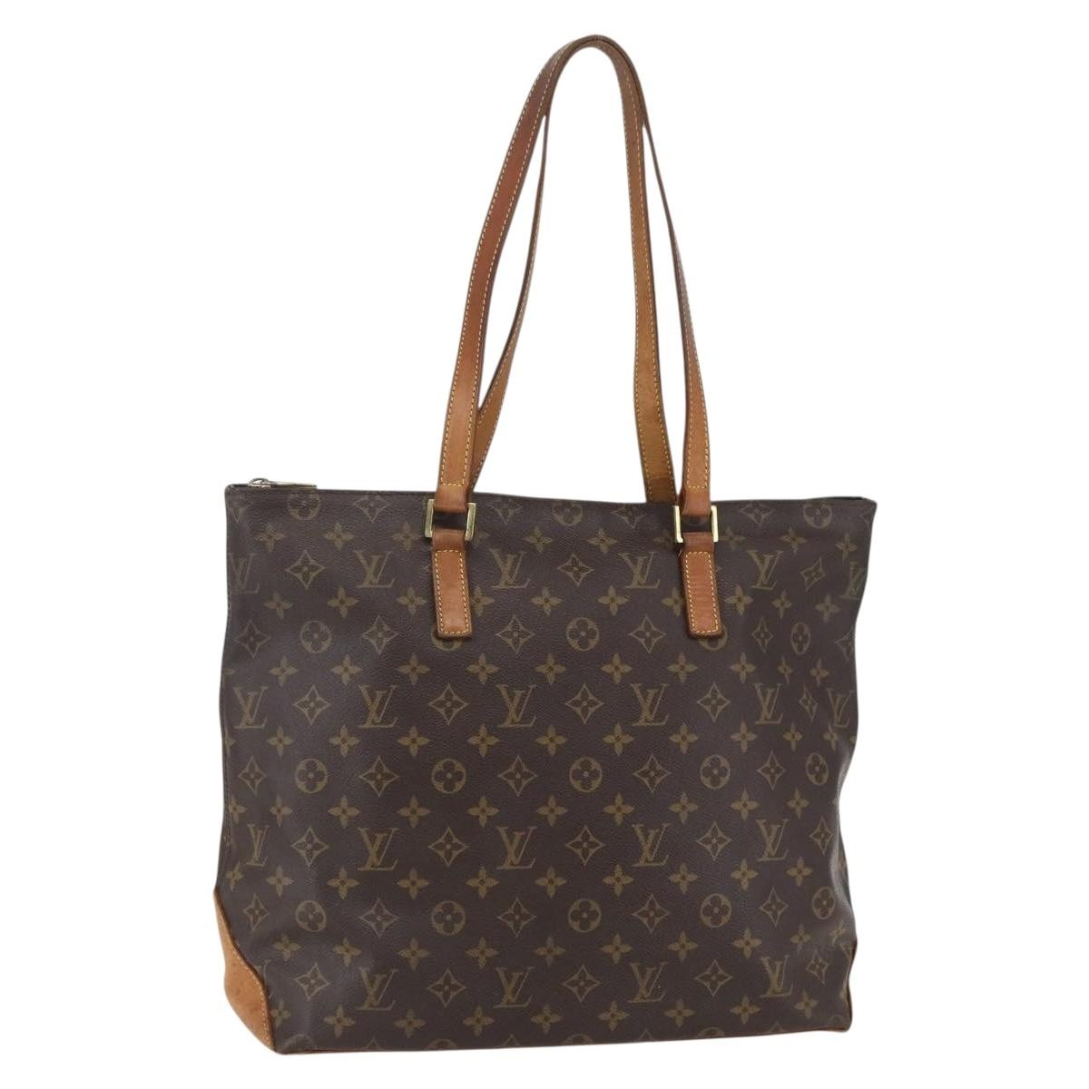 Louis Vuitton Cabas Mezzo Monogram Canvas, BROWN, CANVAS, Tote bag