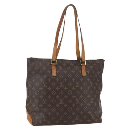 Louis Vuitton Cabas Mezzo Monogram Canvas, BROWN, CANVAS, Tote bag