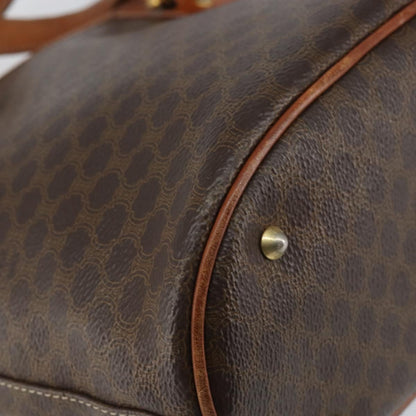 Celine Vintage Macadam Tote bag Canvas, BROWN, CANVAS, Tote bag