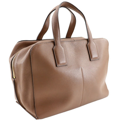 Loewe Goya Weekender Bag Leather, BROWN, LEATHER, Travel bag