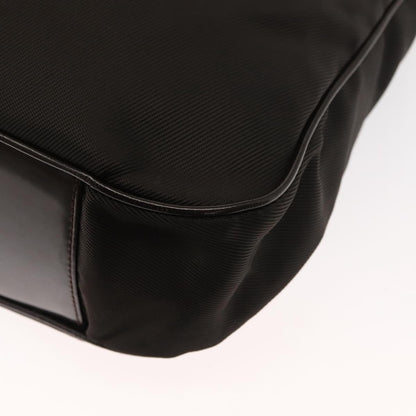 Gucci Vintage Bamboo Shoulder Bag Nylon, BROWN, NYLON, Shoulder bag