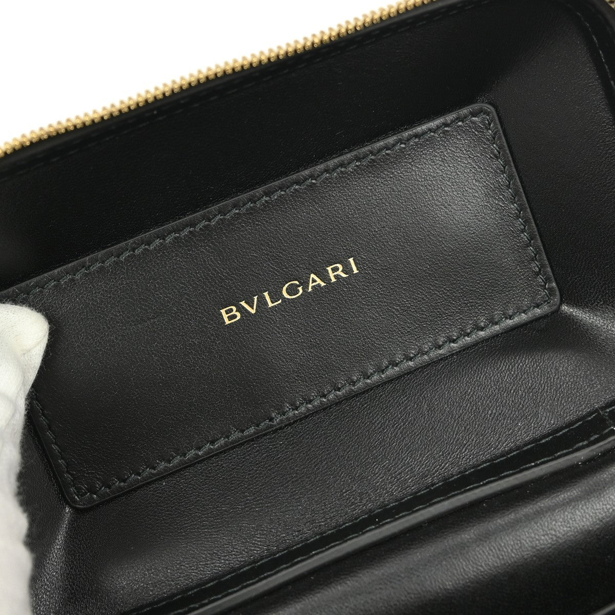 Bvlgari Forever Serpenti Vanity Bag Leather, BEIGE, LEATHER, Handbag