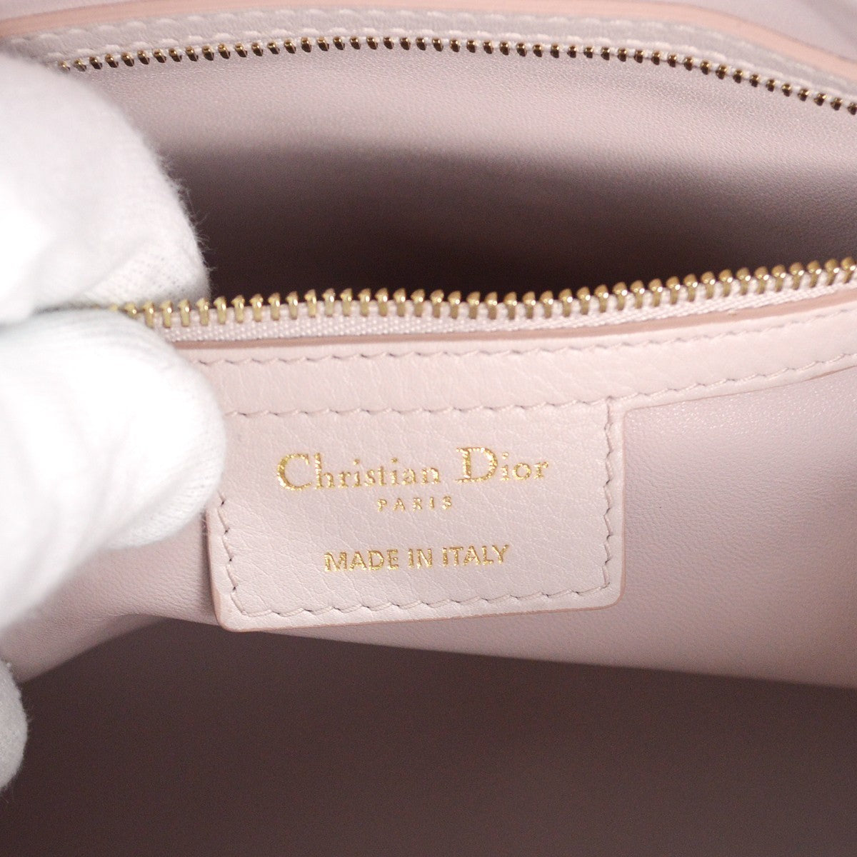 Christian Dior Granville Satchel Leather, PINK, CALFSKIN, Handbag