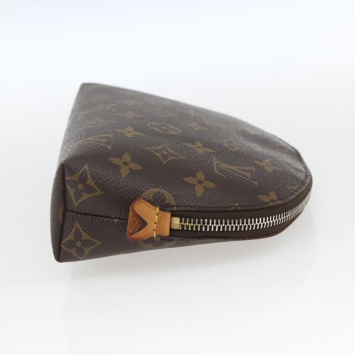 Louis Vuitton Cosmetic Pouch Monogram Canvas, BROWN, CANVAS, Clutche & pouche