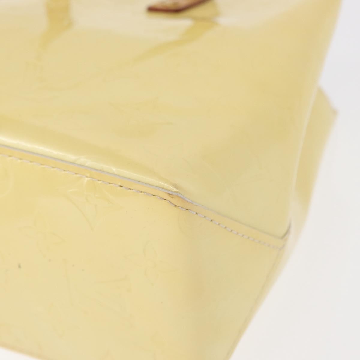 Louis Vuitton Reade Handbag Monogram Vernis, BEIGE, PATENT_LEATHER, Tote bag