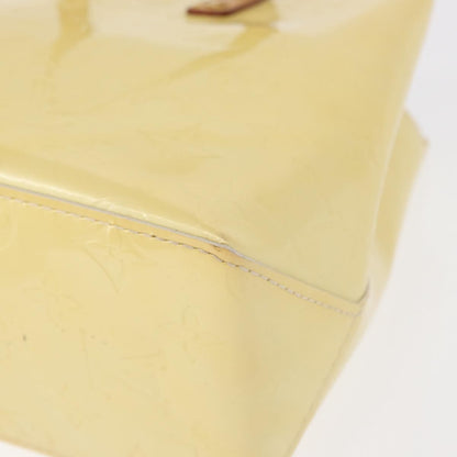 Louis Vuitton Reade Handbag Monogram Vernis, BEIGE, PATENT_LEATHER, Tote bag