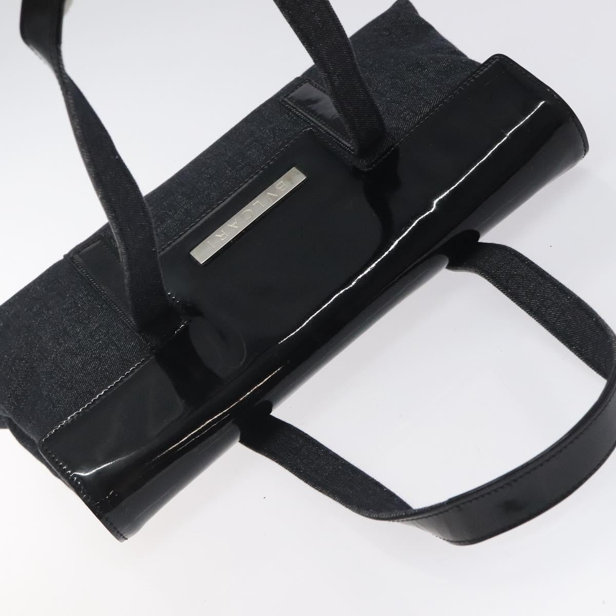 Bvlgari B.Zero1 Logomania Bag Canvas with Leather, BLACK, CANVAS, Shoulder bag