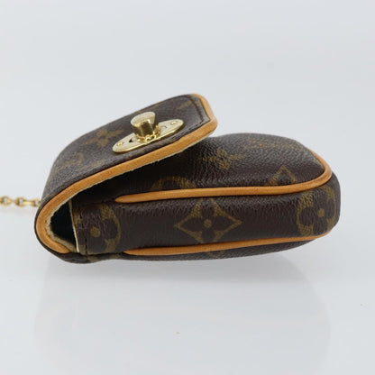 Louis Vuitton Cancun Pochette Monogram Canvas, BROWN, CANVAS, Clutche & pouche