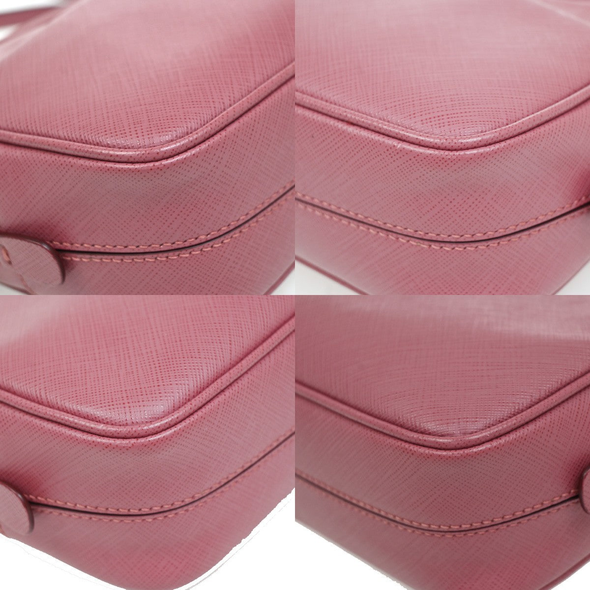 Salvatore Ferragamo Gancini Shoulder Bag Leather, Pink, Leather, Shoulder Bag