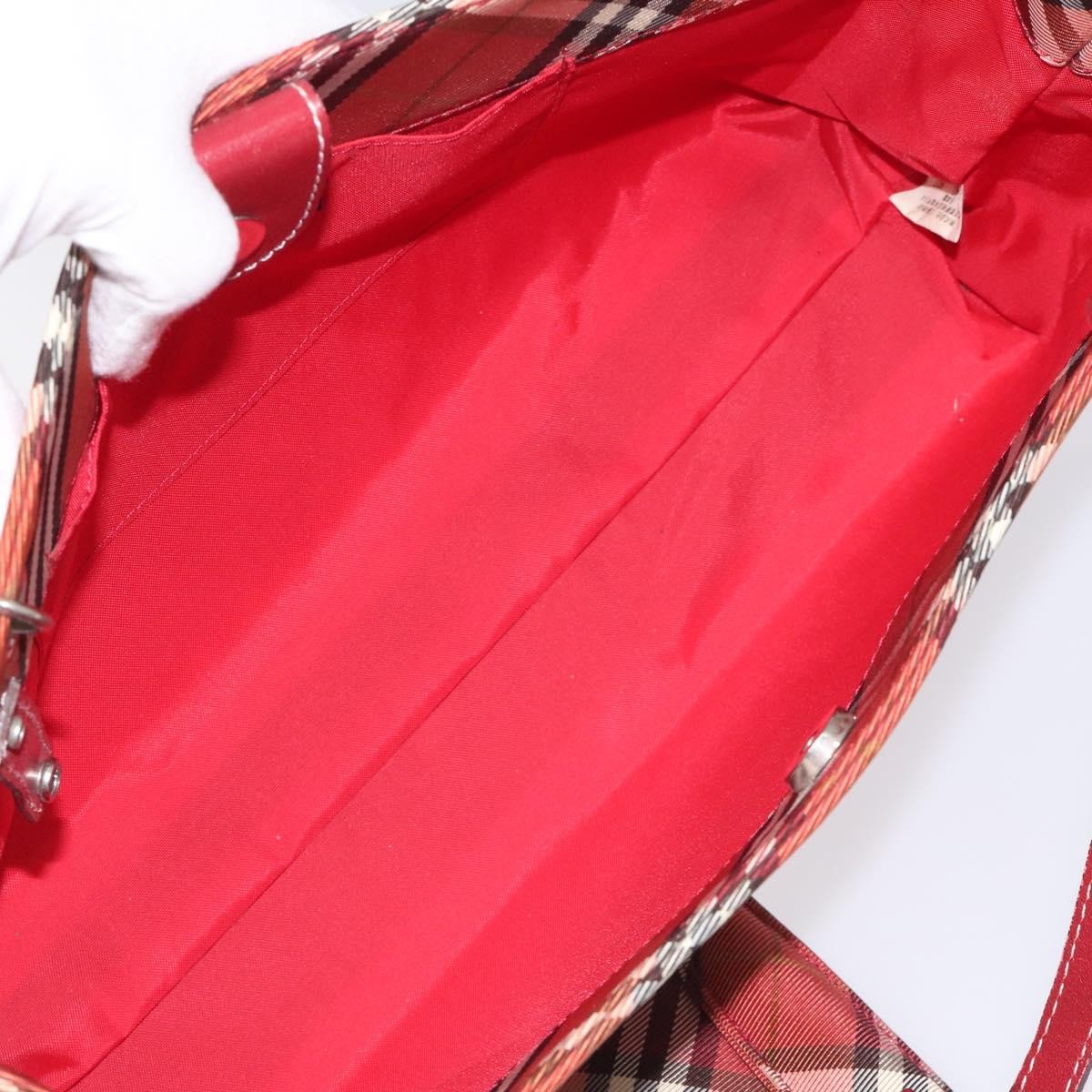 Burberry Nova Check Handbag Nova Check Canvas, RED, NYLON, Handbag