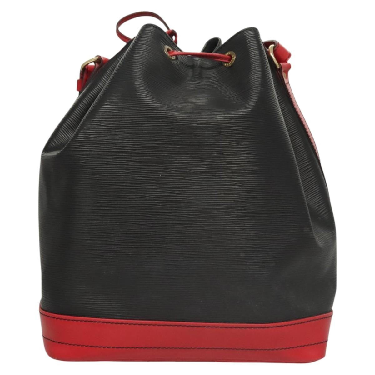 Louis Vuitton Bicolor Noe Handbag Epi Leather, Black, Leather, Shoulder Bag