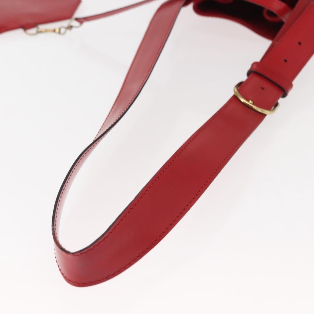 Louis Vuitton Vintage Sac d'Epaule Handbag Epi Leather, RED, LEATHER, Shoulder bag