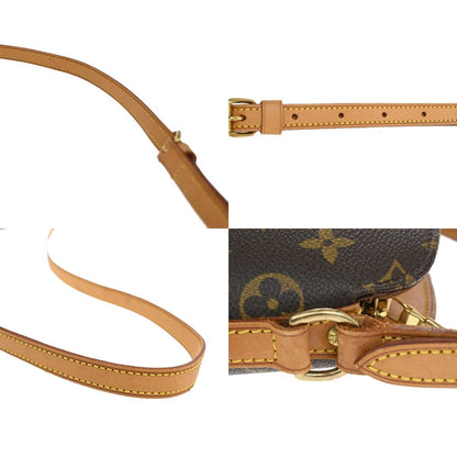 Louis Vuitton Drouot Handbag Monogram Canvas, BROWN, CANVAS, Shoulder bag