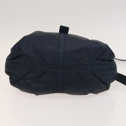 Bvlgari Chandra Hobo Leather, BLUE, LEATHER, Handbag