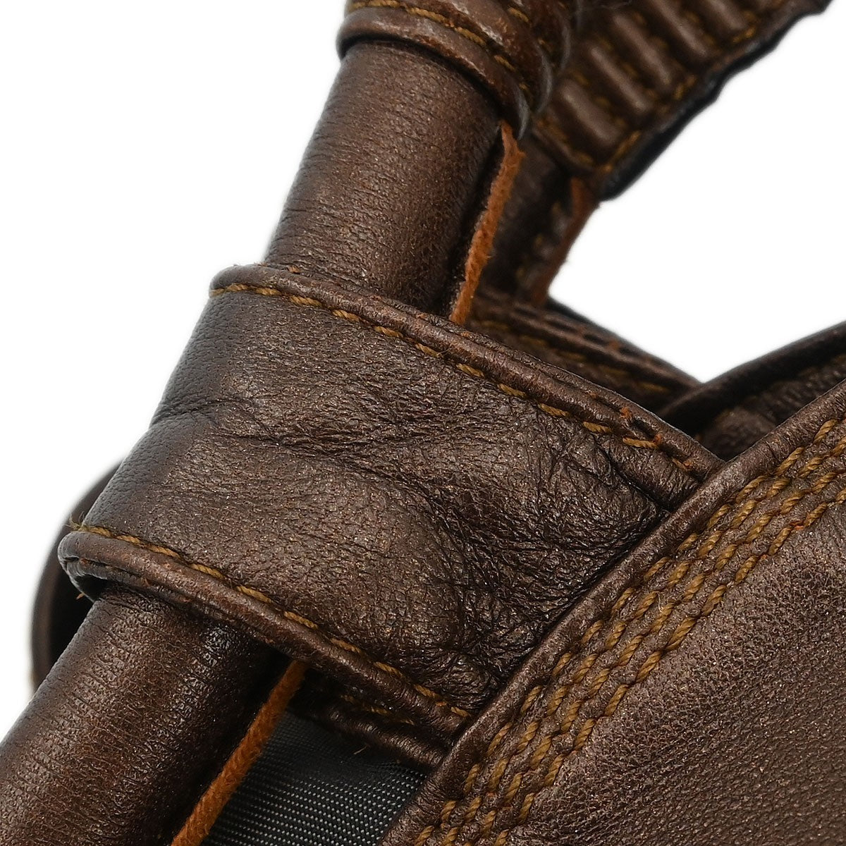 Loewe Anagram Logo Nappa Aire Hand Bag Leather, BROWN, LEATHER, Handbag