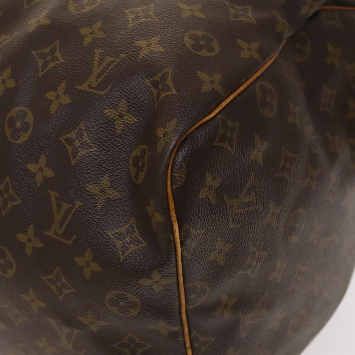 Louis Vuitton Keepall Bag Monogram Canvas, BROWN, CANVAS, Travel bag