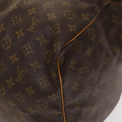 Louis Vuitton Keepall Bag Monogram Canvas, BROWN, CANVAS, Travel bag