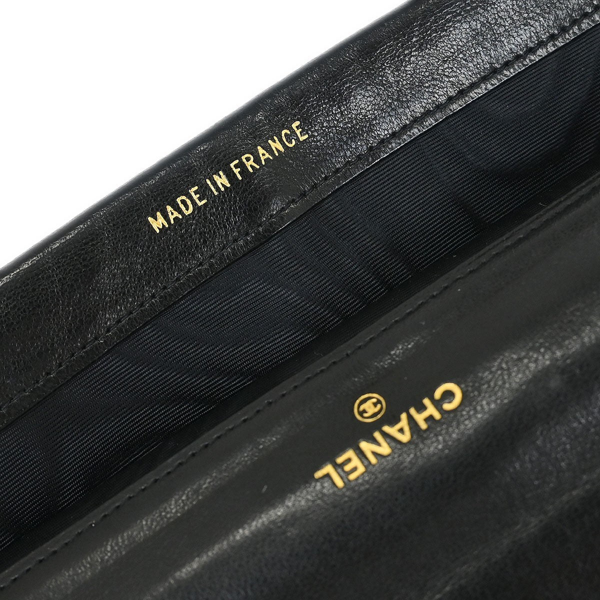 Chanel Vintage CC Flap Wallet Leather, BLACK, LEATHER, Wallets