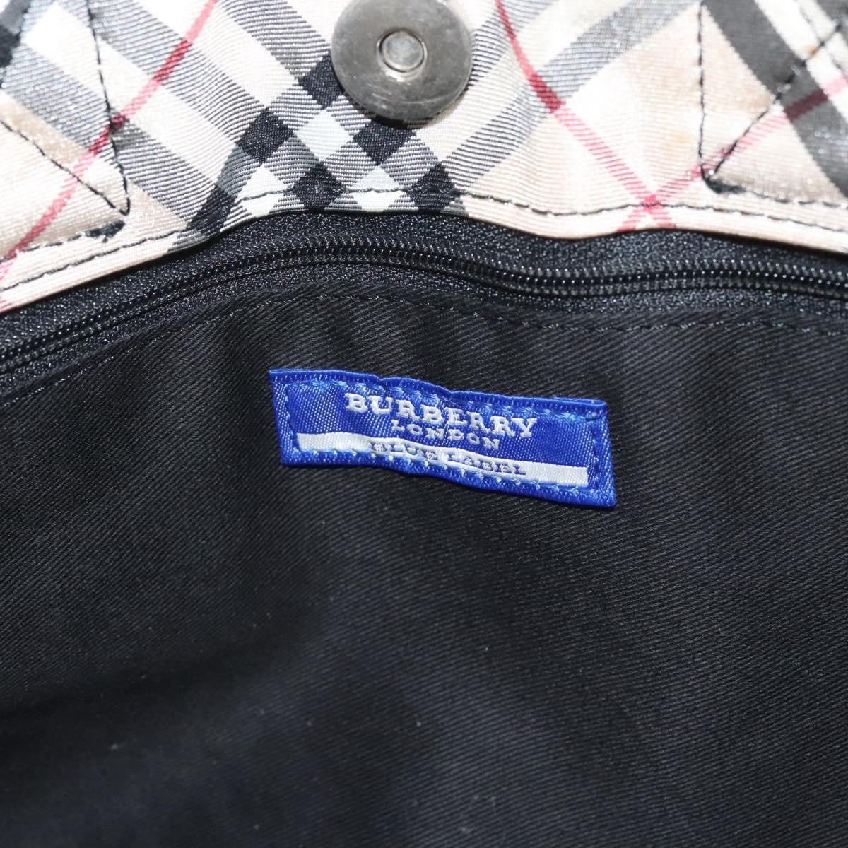 Burberry Nova Check Tote canvas check pattern, BLACK, CANVAS, Tote bag