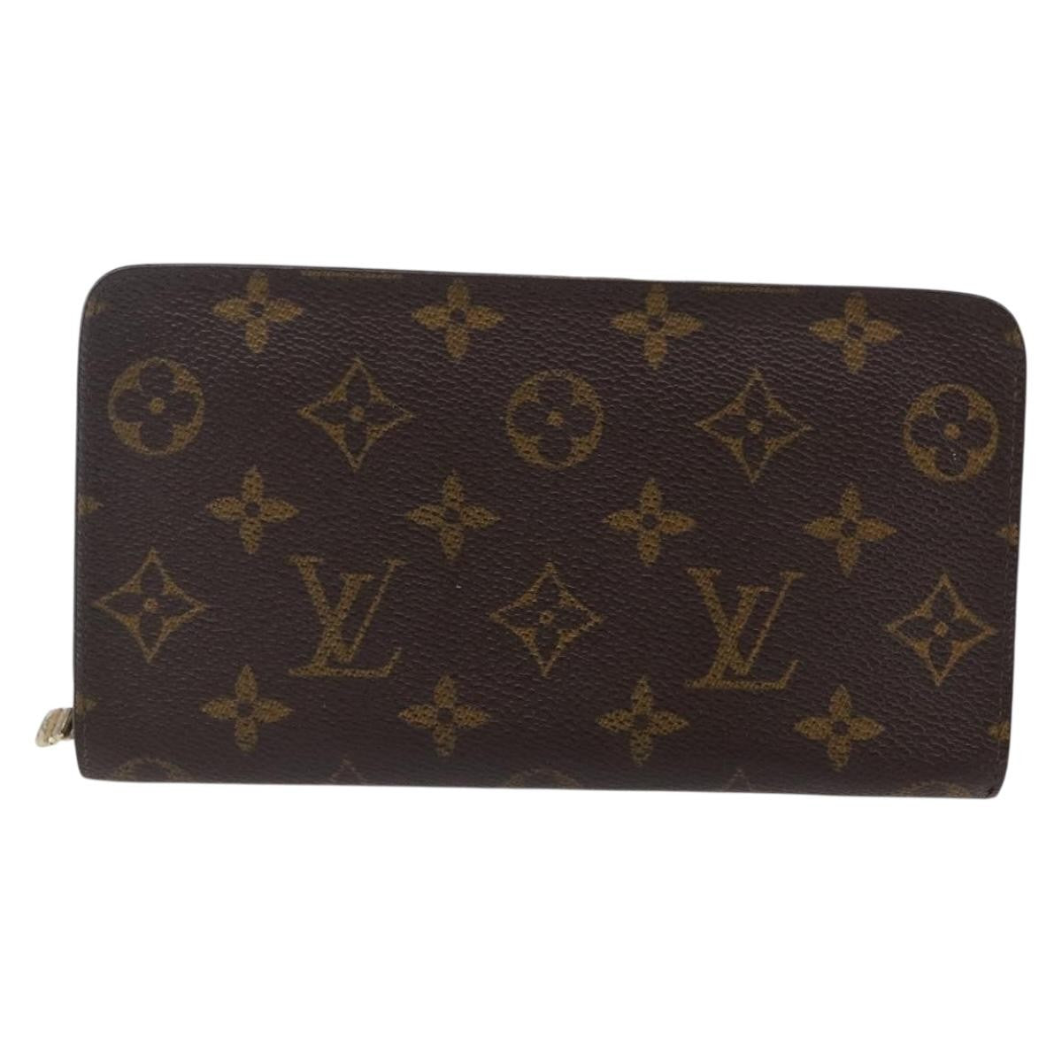 Louis Vuitton Zippy wallet Canvas, BROWN, CANVAS, Wallets