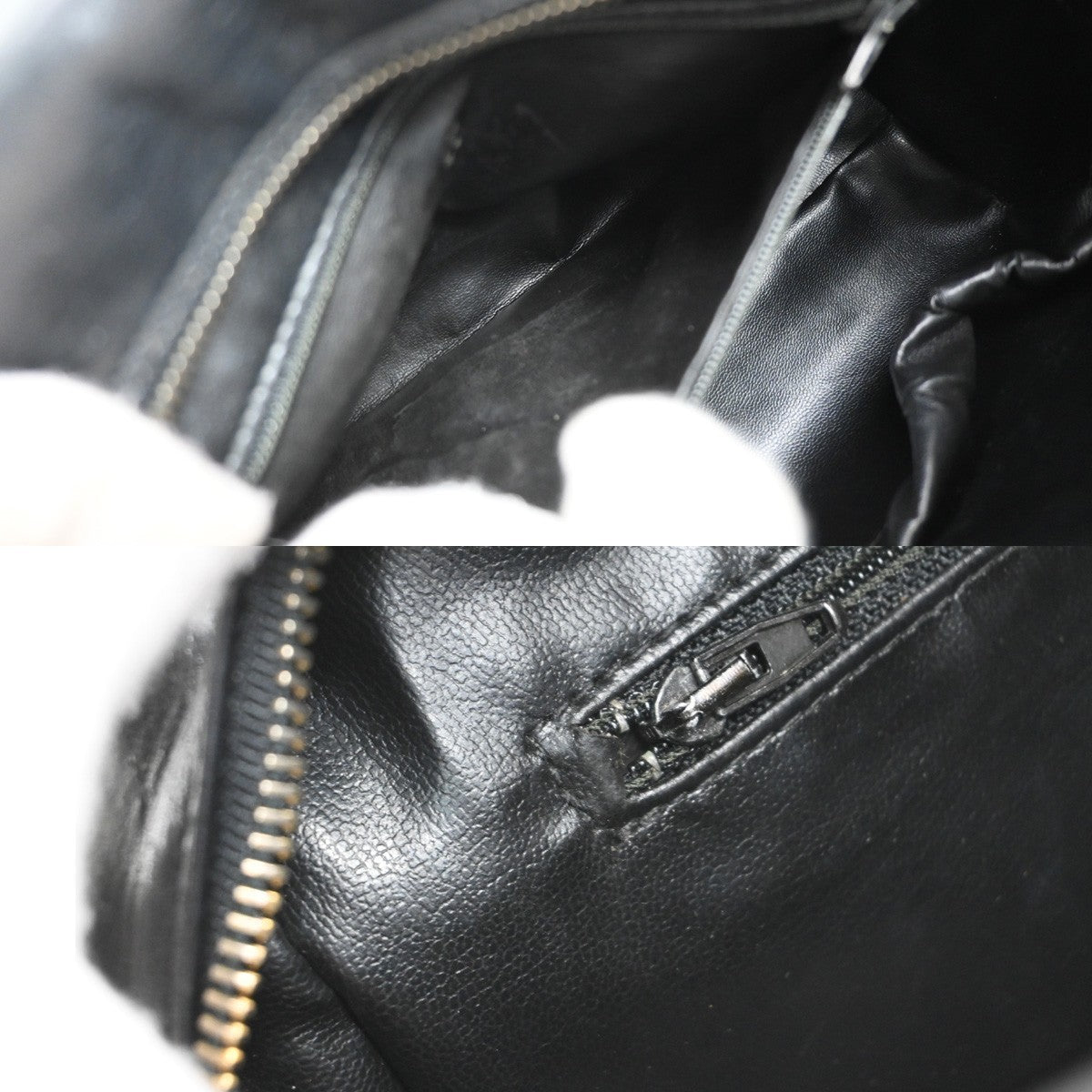 Chanel Vintage Diamond CC Camera Bag Quilted Caviar, BLACK, LEATHER, Clutche & pouche