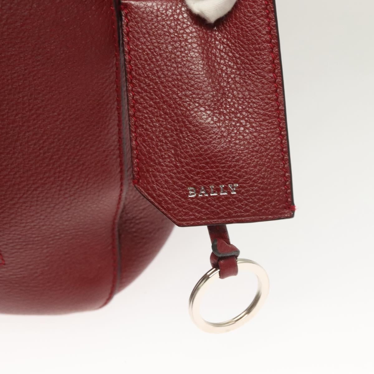Bally Vintage Shoulder Bag Leather, RED, LEATHER, Shoulder bag