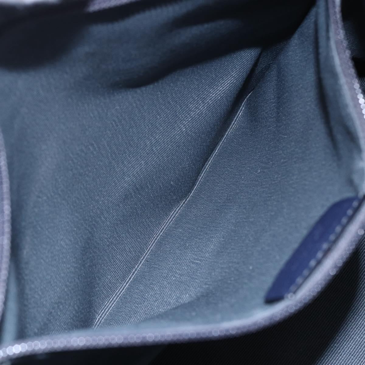 Salvatore Ferragamo Izzie Gancini Embossed Tote Soft Calf, BLUE, LEATHER, Tote bag