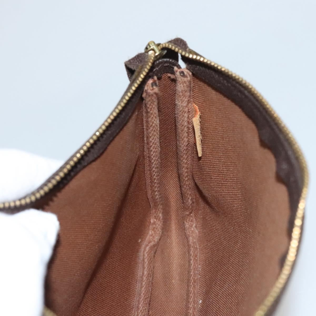 Louis Vuitton Pochette Accessoires Monogram Canvas, BROWN, CANVAS, Clutche & pouche