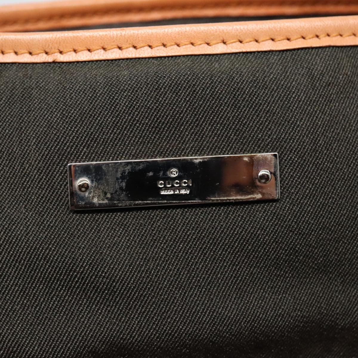 Gucci Vintage tote Canvas, KHAKI, CANVAS, Tote bag