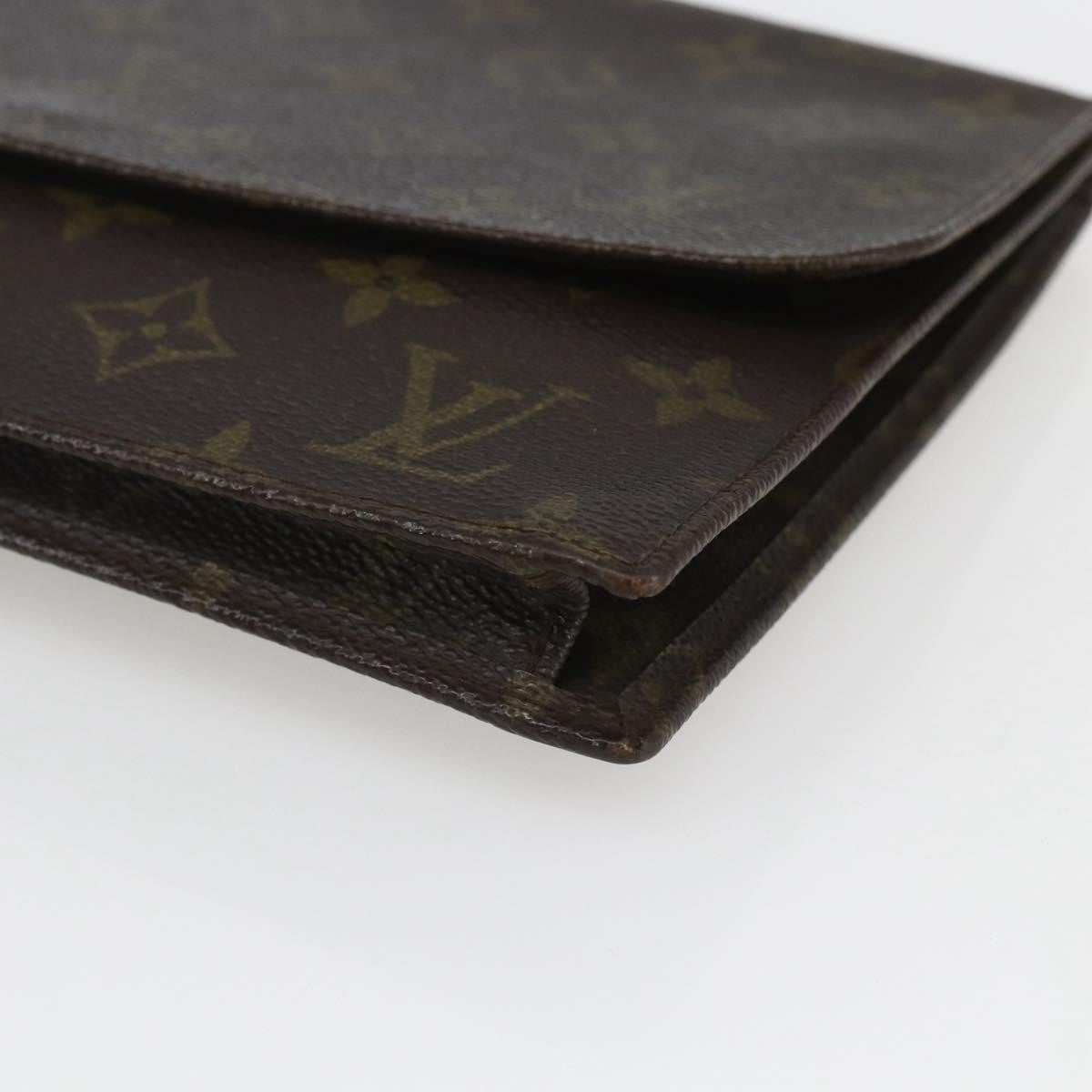 Louis Vuitton Pochette Rabat Monogram Canvas, BROWN, CANVAS, Clutche & pouche