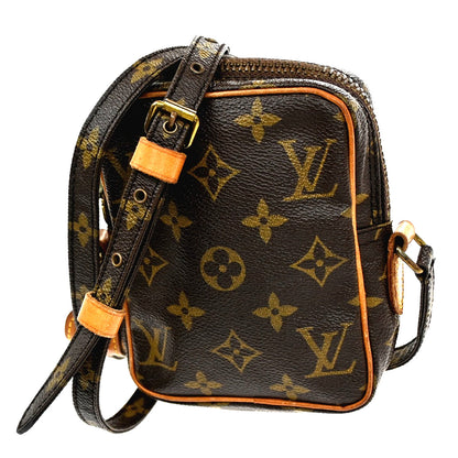 Louis Vuitton Danube Handbag Monogram Canvas, Brown, Canvas, Clutch