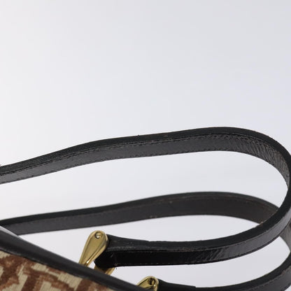 Christian Dior Vintage Trotter Handbag Canvas, BEIGE, CANVAS, Handbag