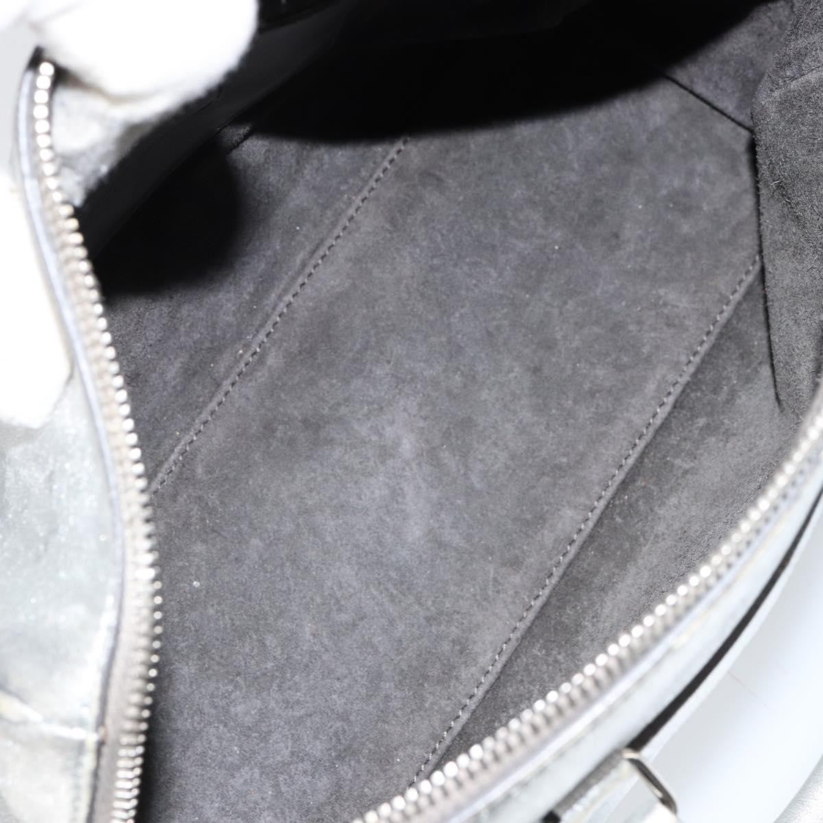 Saint Laurent Classic Duffle Bag Leather, SILVER, LEATHER, Handbag