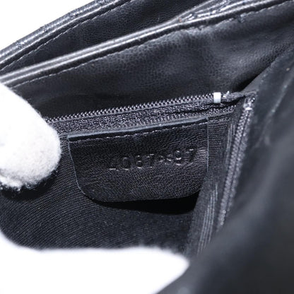 Bally Vintage Handbag Quilted Leather, BLACK, LEATHER, Handbag