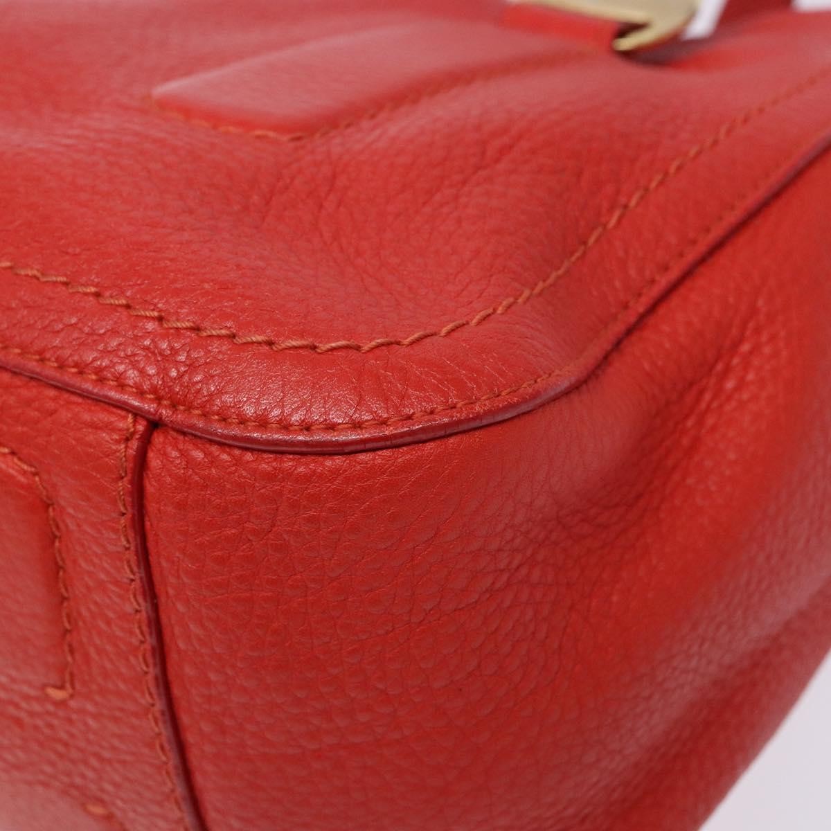Salvatore Ferragamo Vala Handbag Leather, RED, LEATHER, Handbag