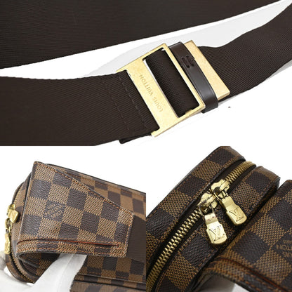 Louis Vuitton Geronimos Waist Bag Damier, BROWN, CANVAS, Travel bag