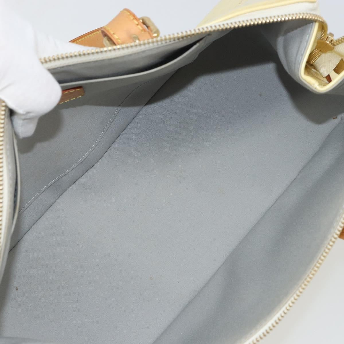 Louis Vuitton Rosewood Avenue Handbag Monogram Vernis, BEIGE, PATENT_LEATHER, Handbag