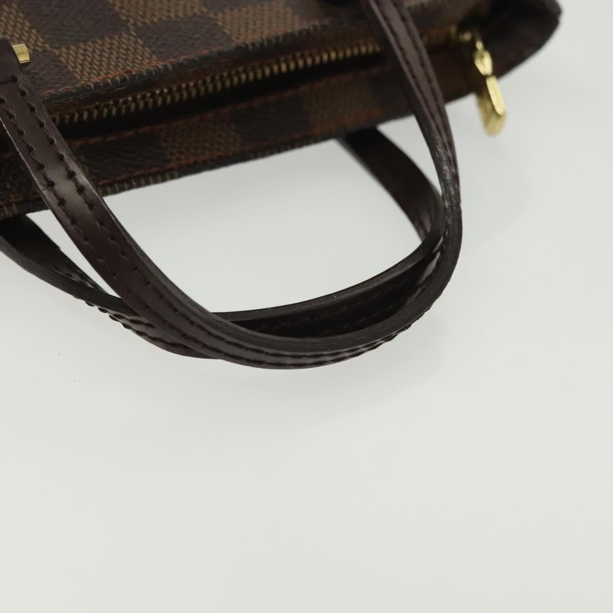 Louis Vuitton Manosque Pochette Damier, Brown, Canvas, Clutch