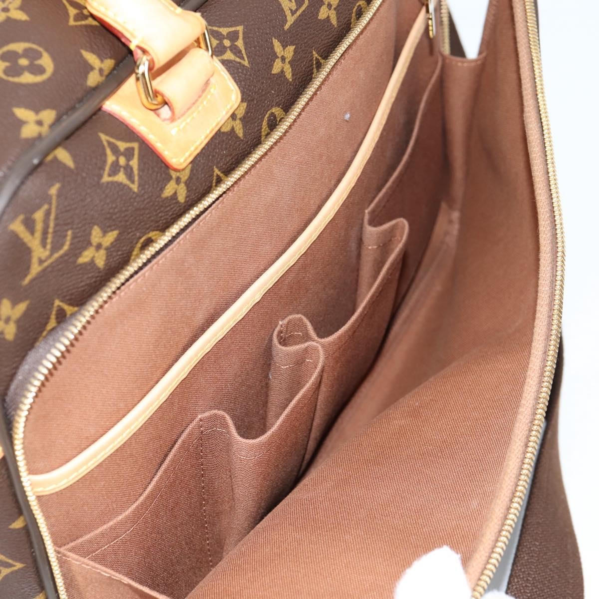 Louis Vuitton Icare Laptop Bag Monogram Canvas, BROWN, CANVAS, Briefcase