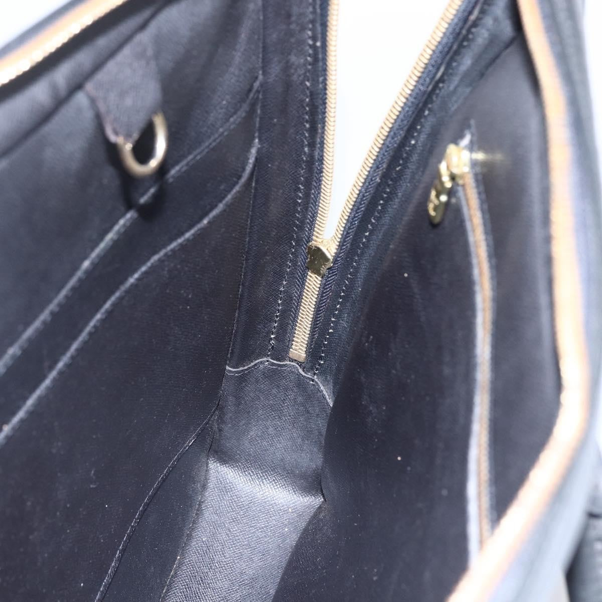 Louis Vuitton Porte Documents Voyage Epi Leather, BLACK, LEATHER, Briefcase