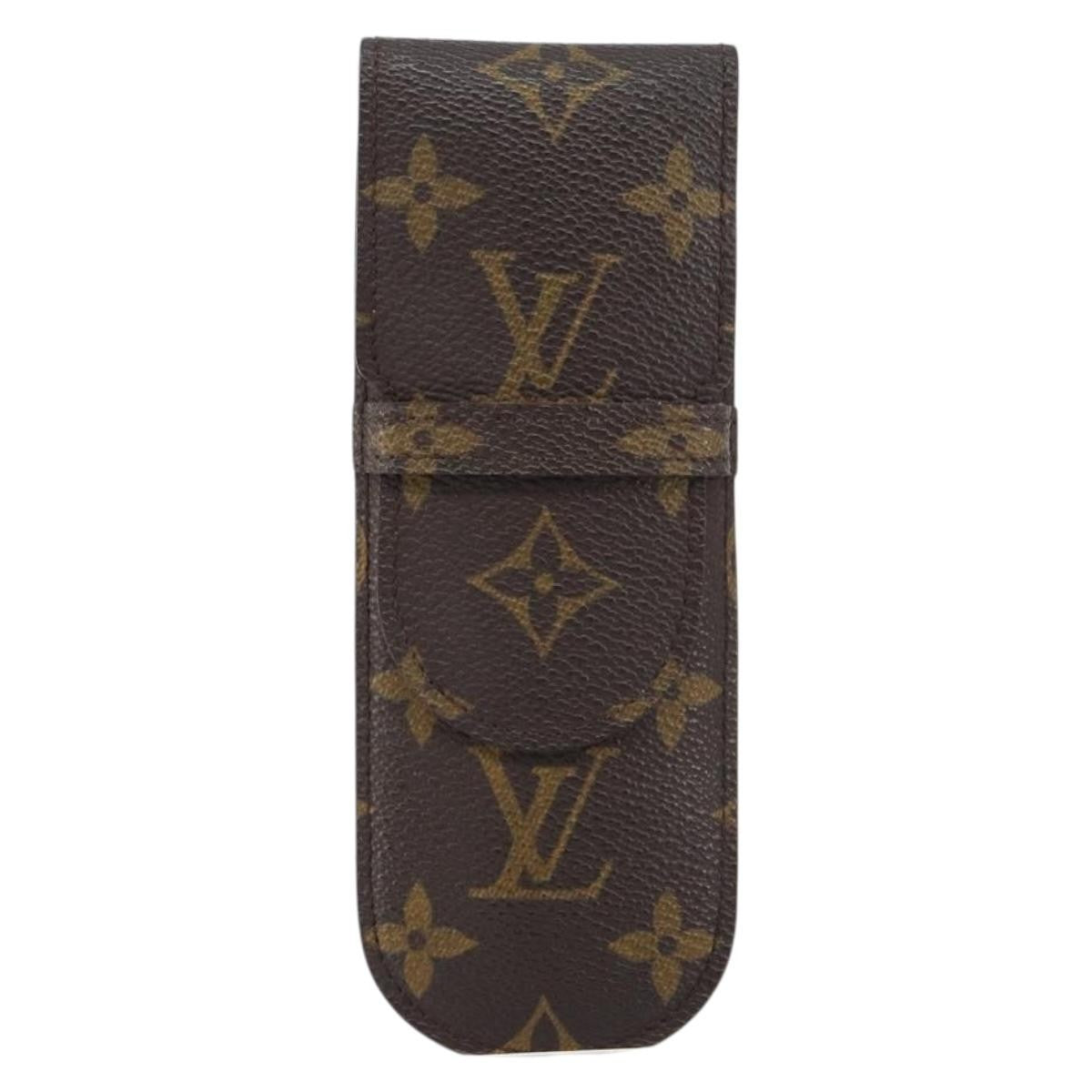Louis Vuitton Etui à stylo Canvas, BROWN, CANVAS, Clutche & pouche