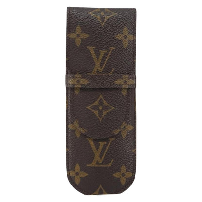 Louis Vuitton Etui à stylo Canvas, BROWN, CANVAS, Clutche & pouche