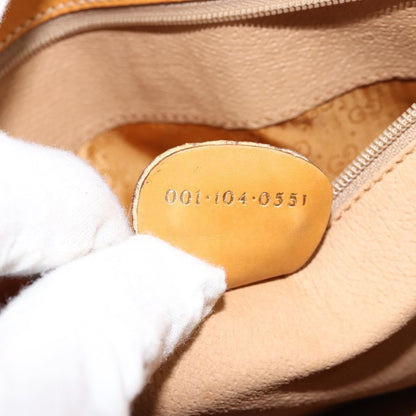 Gucci Vintage Web Sherry Line Handbag Micro GG Canvas, BEIGE, CANVAS, Shoulder bag